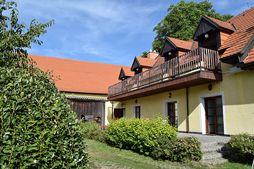 Penzion Žuhansta - The main courtyard